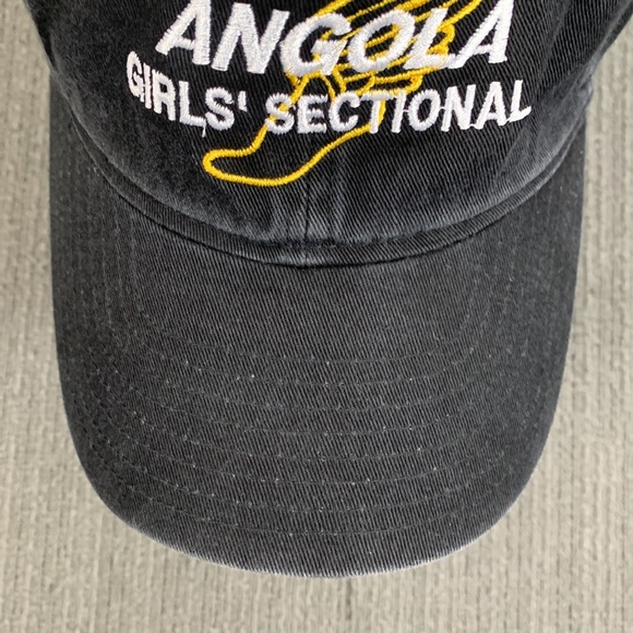 2011 Angola Girls' Sectional Adidas Baseball Hat Womens OSFA Black Strapback Cap - Picture 4 of 13